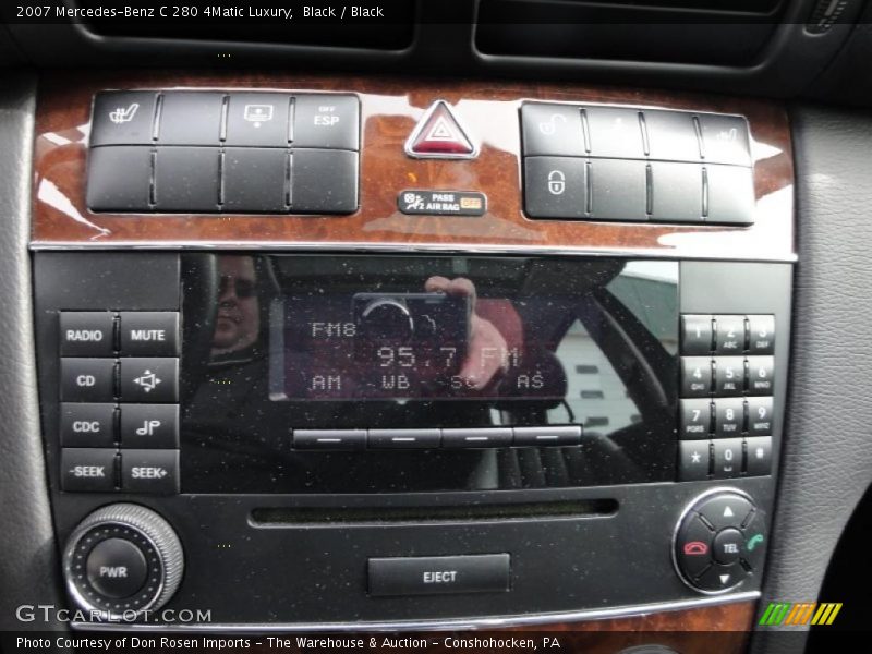 Black / Black 2007 Mercedes-Benz C 280 4Matic Luxury