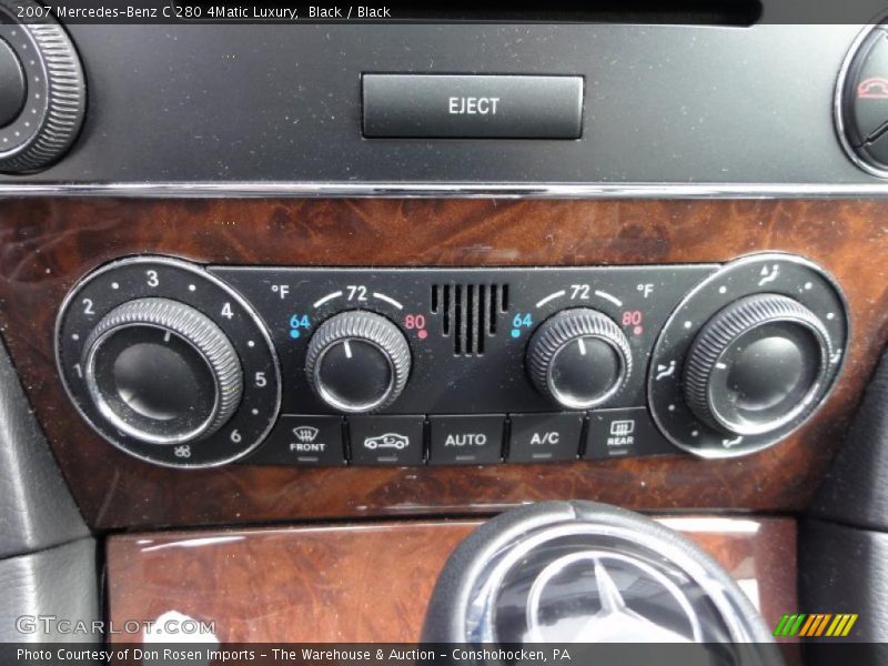 Black / Black 2007 Mercedes-Benz C 280 4Matic Luxury