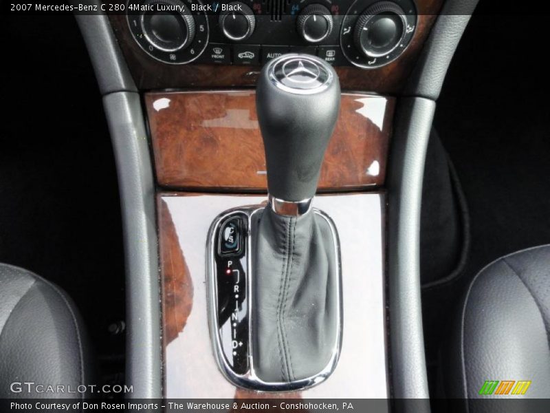 Black / Black 2007 Mercedes-Benz C 280 4Matic Luxury