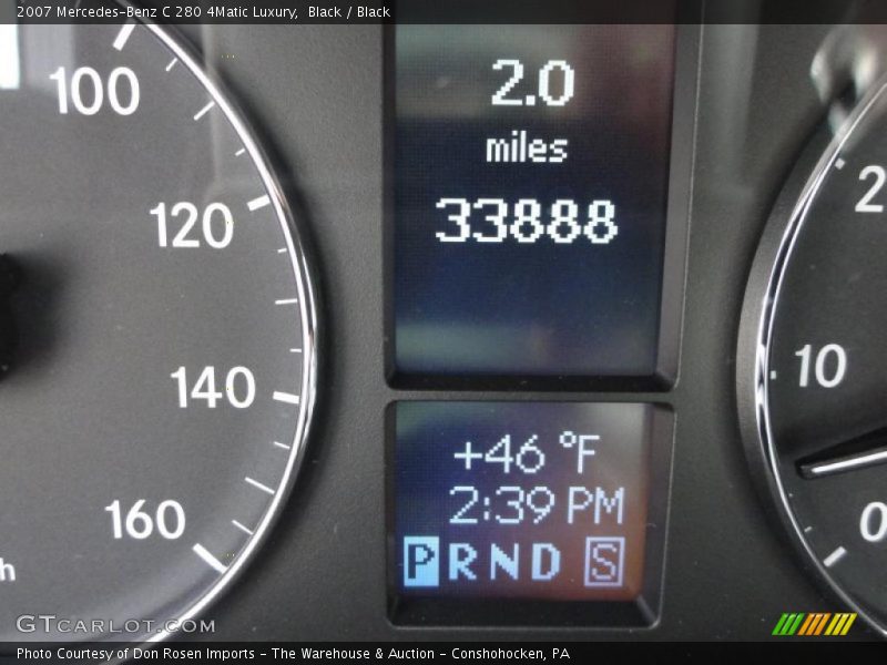 Black / Black 2007 Mercedes-Benz C 280 4Matic Luxury