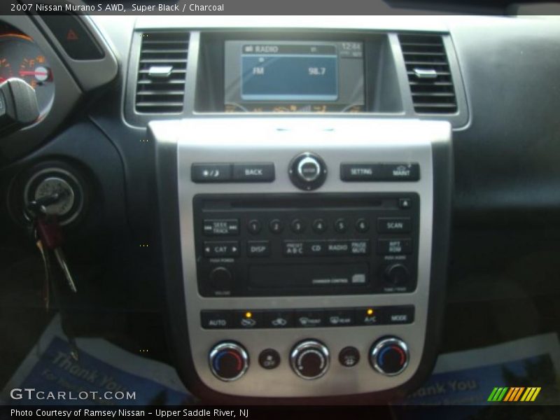 Super Black / Charcoal 2007 Nissan Murano S AWD