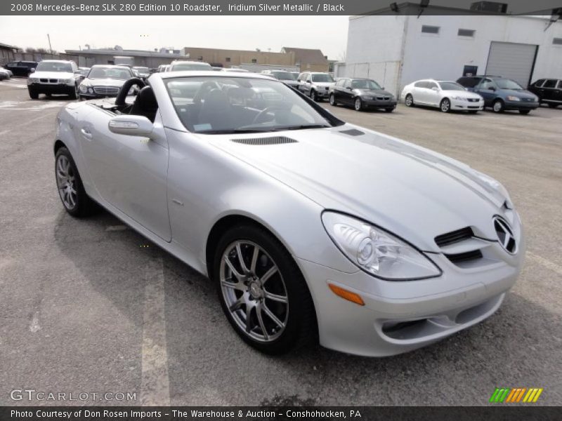 Iridium Silver Metallic / Black 2008 Mercedes-Benz SLK 280 Edition 10 Roadster