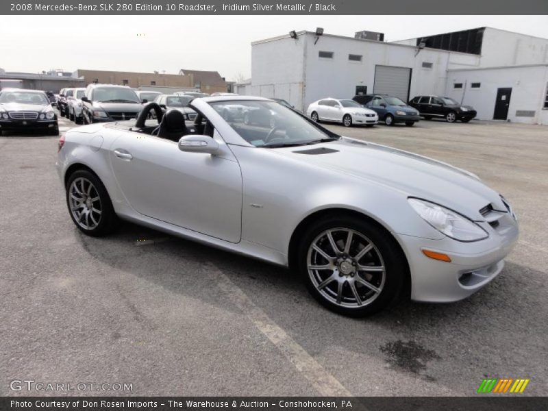 Iridium Silver Metallic / Black 2008 Mercedes-Benz SLK 280 Edition 10 Roadster