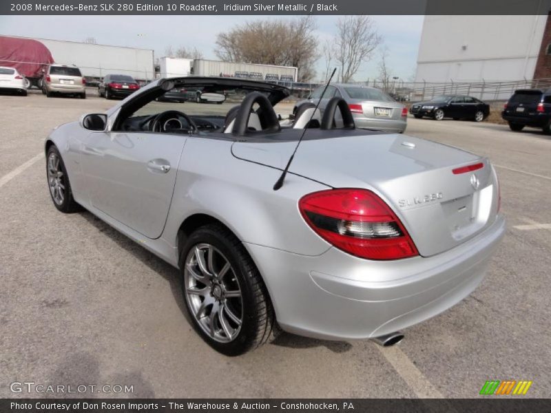 Iridium Silver Metallic / Black 2008 Mercedes-Benz SLK 280 Edition 10 Roadster