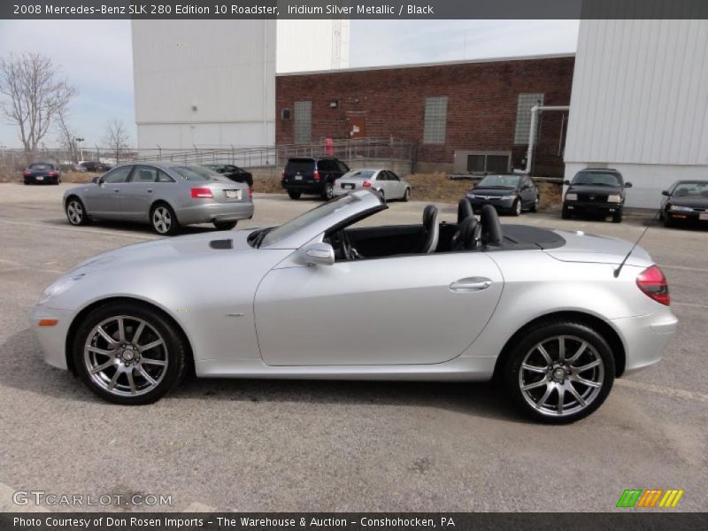 Iridium Silver Metallic / Black 2008 Mercedes-Benz SLK 280 Edition 10 Roadster