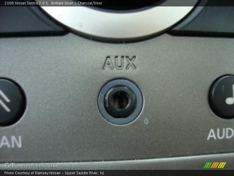 Brilliant Silver / Charcoal/Steel 2008 Nissan Sentra 2.0 S