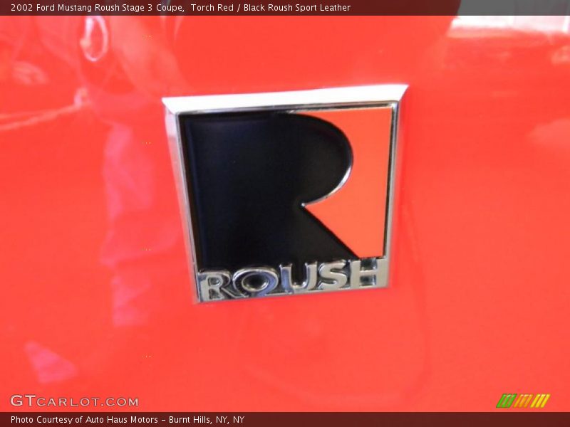 Torch Red / Black Roush Sport Leather 2002 Ford Mustang Roush Stage 3 Coupe