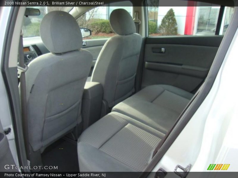 Brilliant Silver / Charcoal/Steel 2008 Nissan Sentra 2.0 S