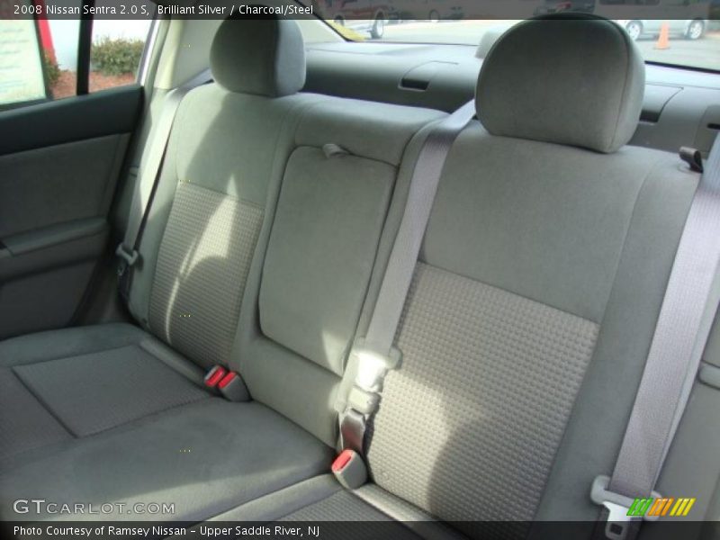 Brilliant Silver / Charcoal/Steel 2008 Nissan Sentra 2.0 S