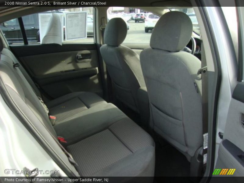 Brilliant Silver / Charcoal/Steel 2008 Nissan Sentra 2.0 S