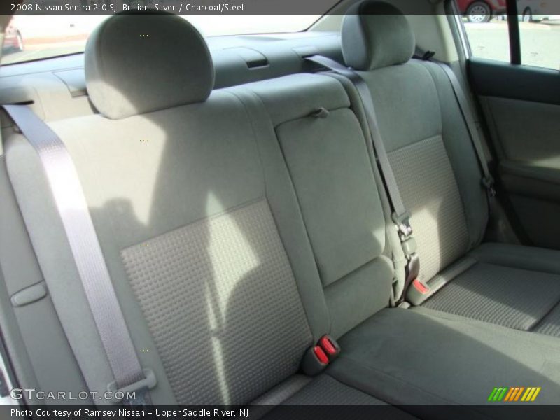 Brilliant Silver / Charcoal/Steel 2008 Nissan Sentra 2.0 S