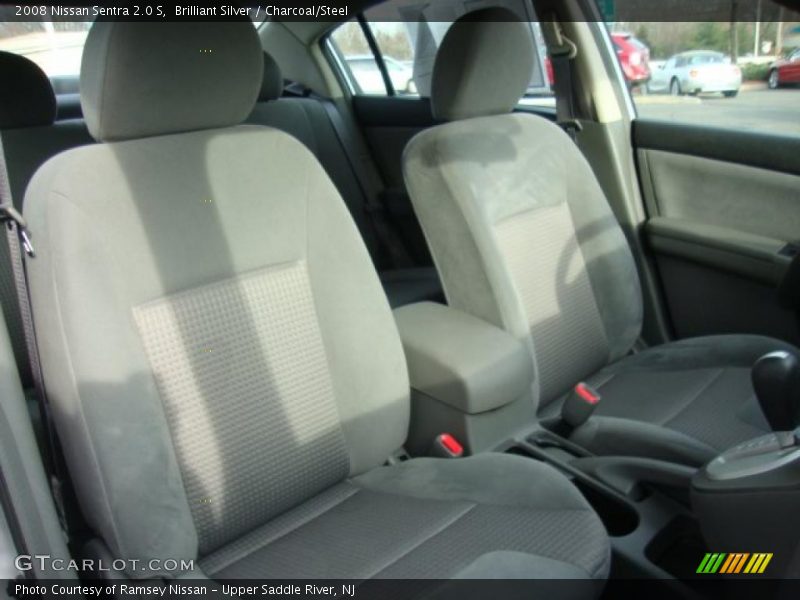 Brilliant Silver / Charcoal/Steel 2008 Nissan Sentra 2.0 S