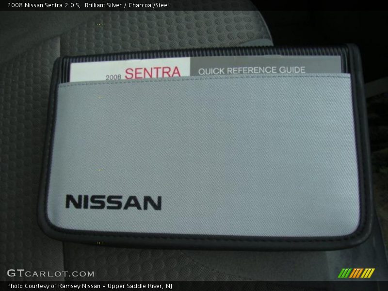 Brilliant Silver / Charcoal/Steel 2008 Nissan Sentra 2.0 S