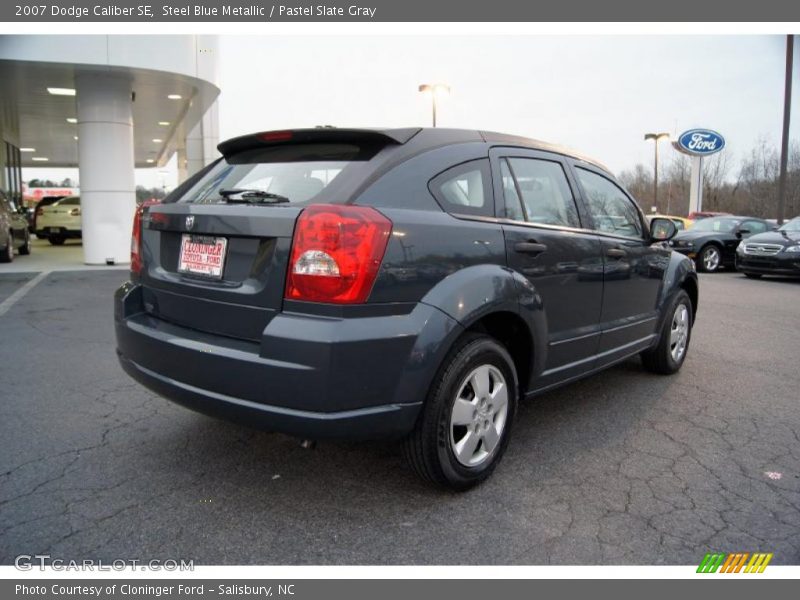 Steel Blue Metallic / Pastel Slate Gray 2007 Dodge Caliber SE