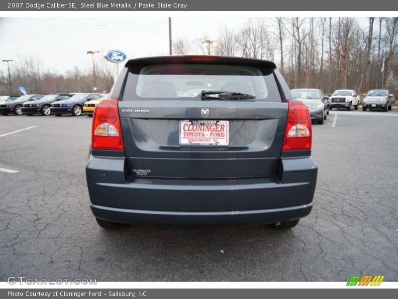 Steel Blue Metallic / Pastel Slate Gray 2007 Dodge Caliber SE