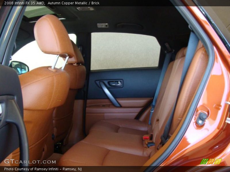 Autumn Copper Metallic / Brick 2008 Infiniti FX 35 AWD