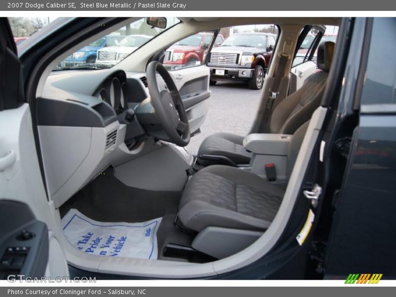 Steel Blue Metallic / Pastel Slate Gray 2007 Dodge Caliber SE