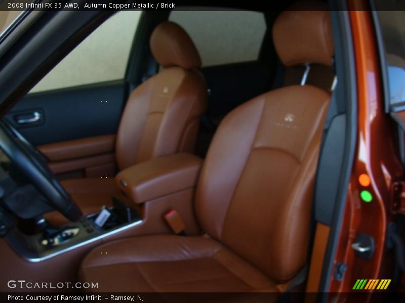 Autumn Copper Metallic / Brick 2008 Infiniti FX 35 AWD