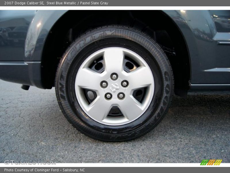 Steel Blue Metallic / Pastel Slate Gray 2007 Dodge Caliber SE