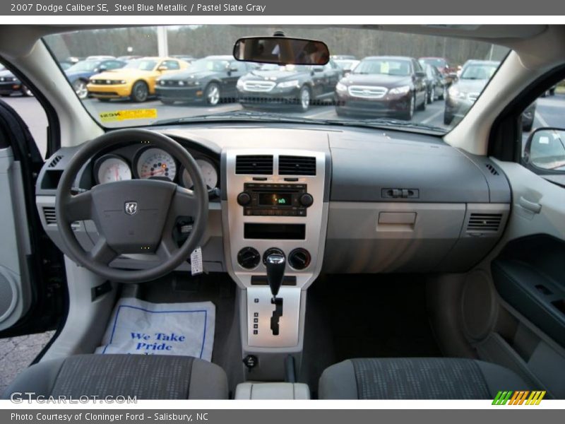 Steel Blue Metallic / Pastel Slate Gray 2007 Dodge Caliber SE