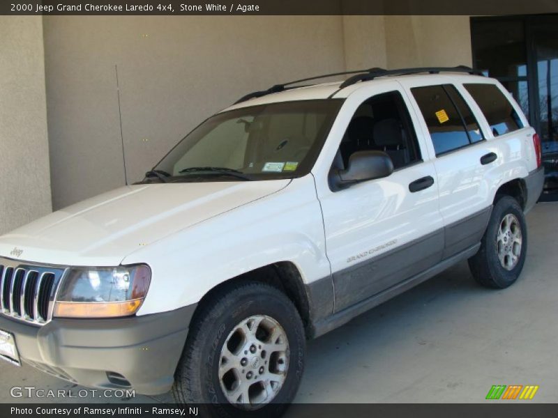 Stone White / Agate 2000 Jeep Grand Cherokee Laredo 4x4