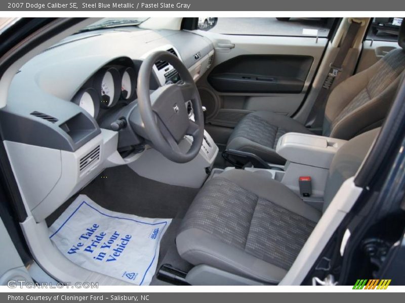 Steel Blue Metallic / Pastel Slate Gray 2007 Dodge Caliber SE