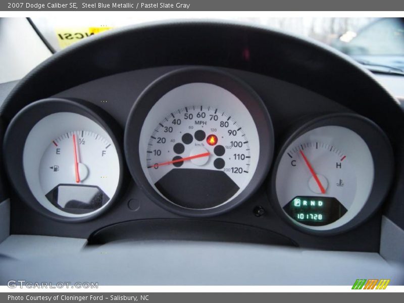 Steel Blue Metallic / Pastel Slate Gray 2007 Dodge Caliber SE