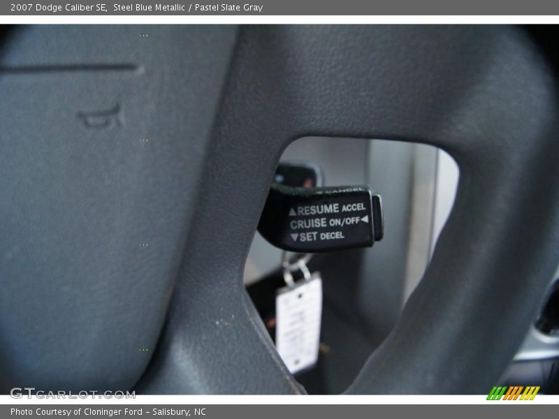 Steel Blue Metallic / Pastel Slate Gray 2007 Dodge Caliber SE