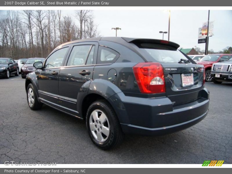 Steel Blue Metallic / Pastel Slate Gray 2007 Dodge Caliber SE