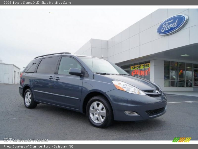 Slate Metallic / Stone 2008 Toyota Sienna XLE