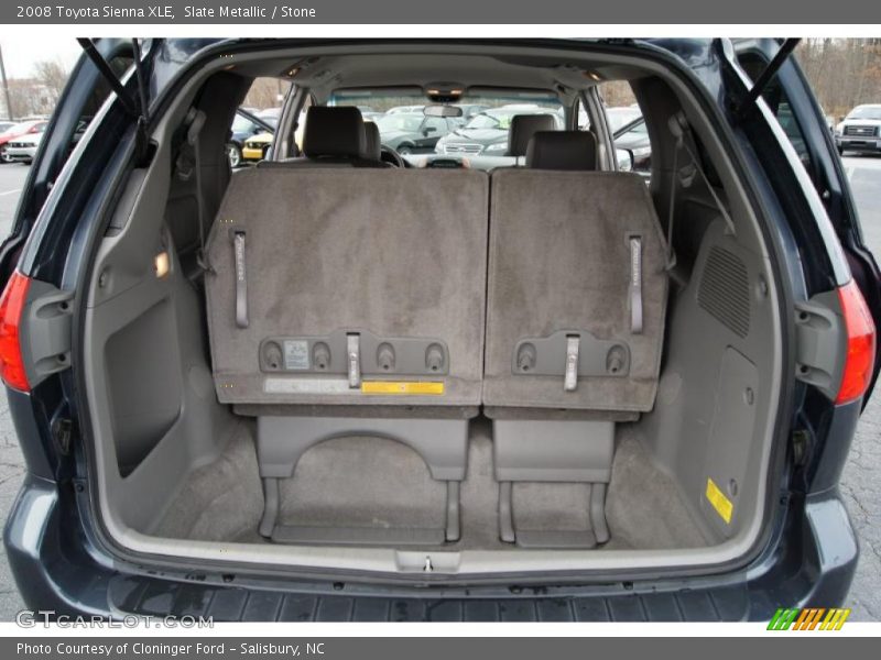  2008 Sienna XLE Trunk
