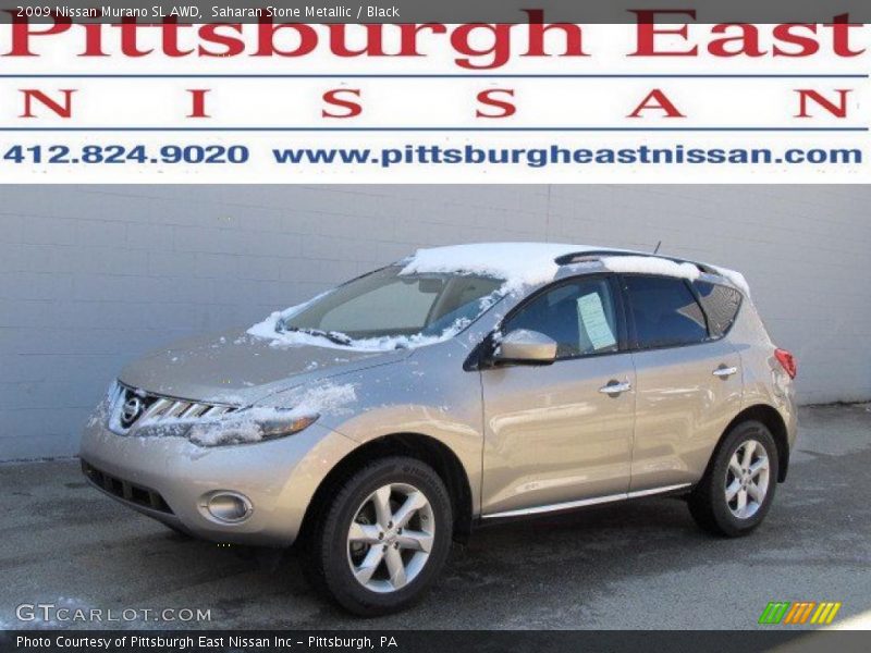 Saharan Stone Metallic / Black 2009 Nissan Murano SL AWD