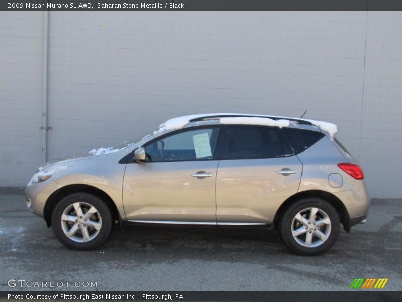 Saharan Stone Metallic / Black 2009 Nissan Murano SL AWD
