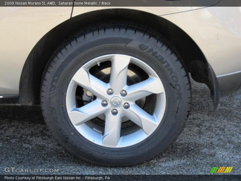 Saharan Stone Metallic / Black 2009 Nissan Murano SL AWD