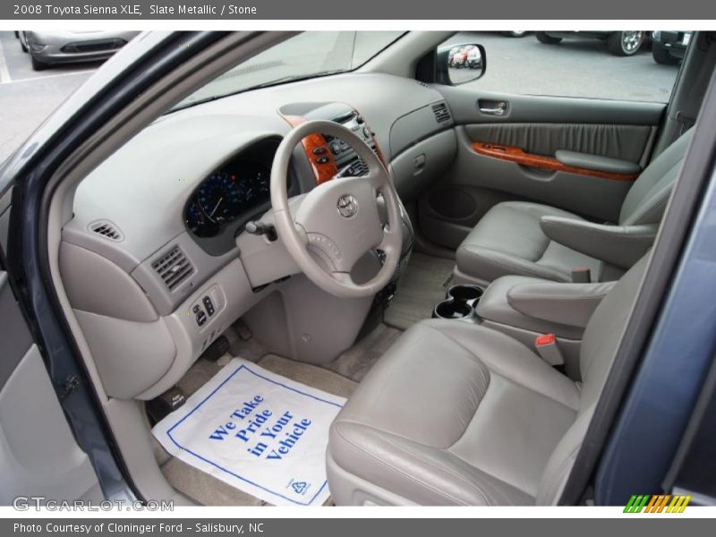  2008 Sienna XLE Stone Interior