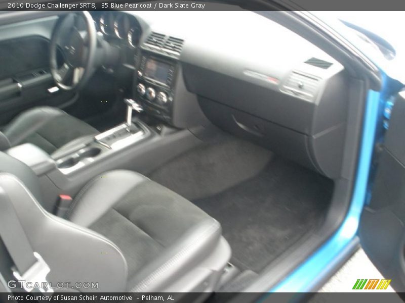 B5 Blue Pearlcoat / Dark Slate Gray 2010 Dodge Challenger SRT8