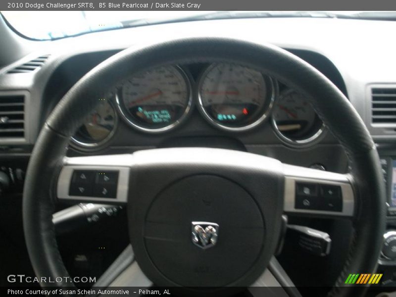 B5 Blue Pearlcoat / Dark Slate Gray 2010 Dodge Challenger SRT8