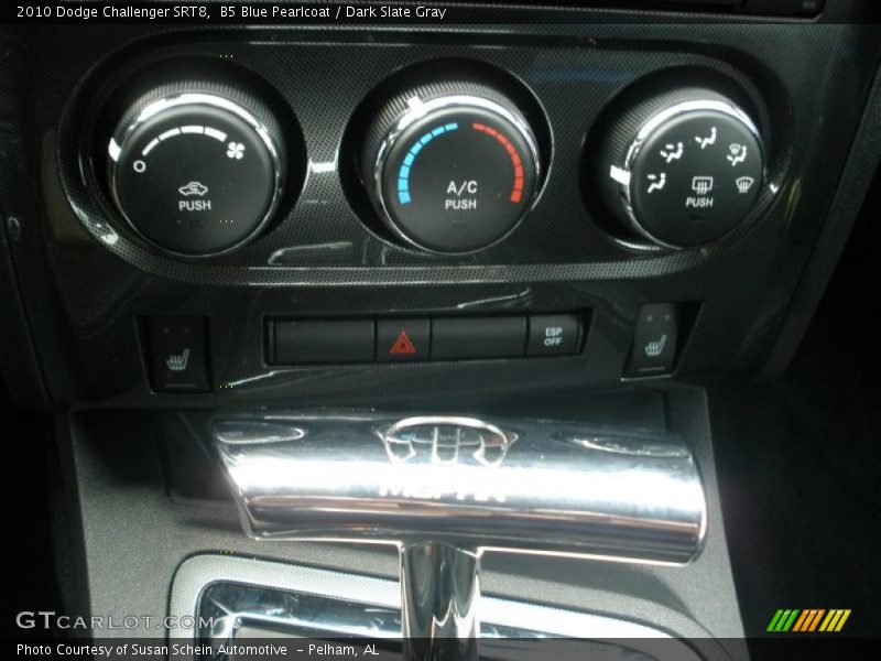 B5 Blue Pearlcoat / Dark Slate Gray 2010 Dodge Challenger SRT8