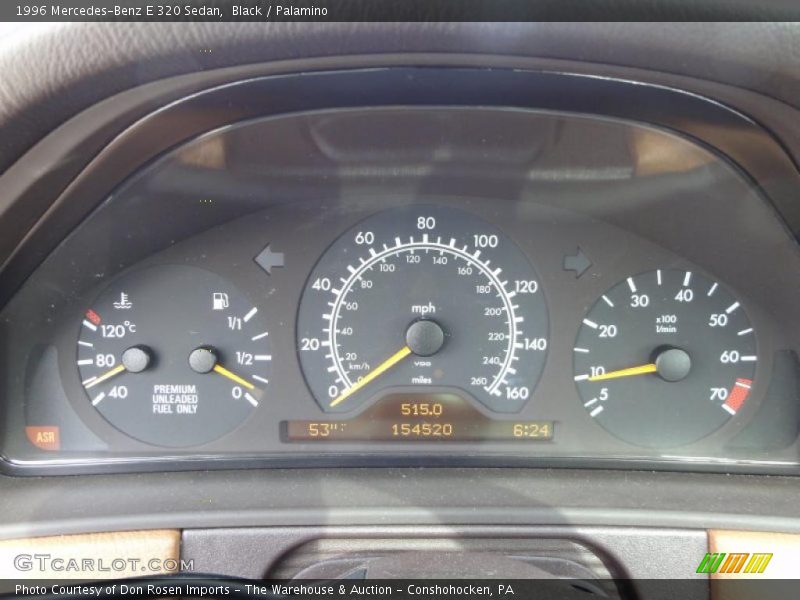  1996 E 320 Sedan 320 Sedan Gauges