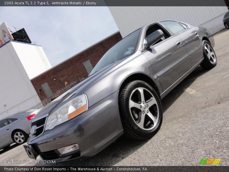 Anthracite Metallic / Ebony 2003 Acura TL 3.2 Type S