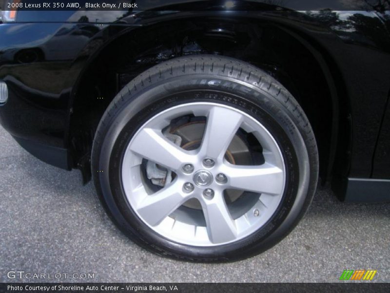 Black Onyx / Black 2008 Lexus RX 350 AWD