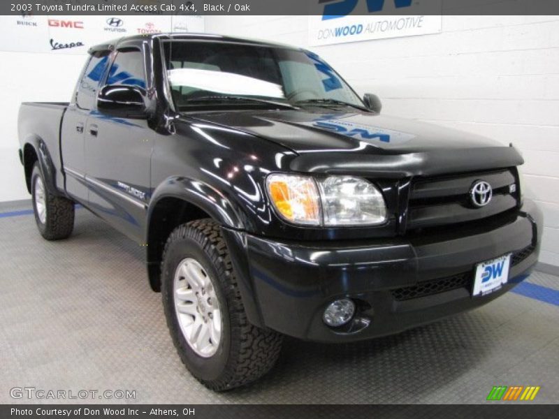 Black / Oak 2003 Toyota Tundra Limited Access Cab 4x4
