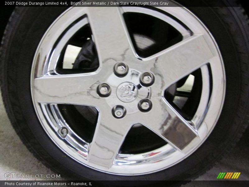 Bright Silver Metallic / Dark Slate Gray/Light Slate Gray 2007 Dodge Durango Limited 4x4