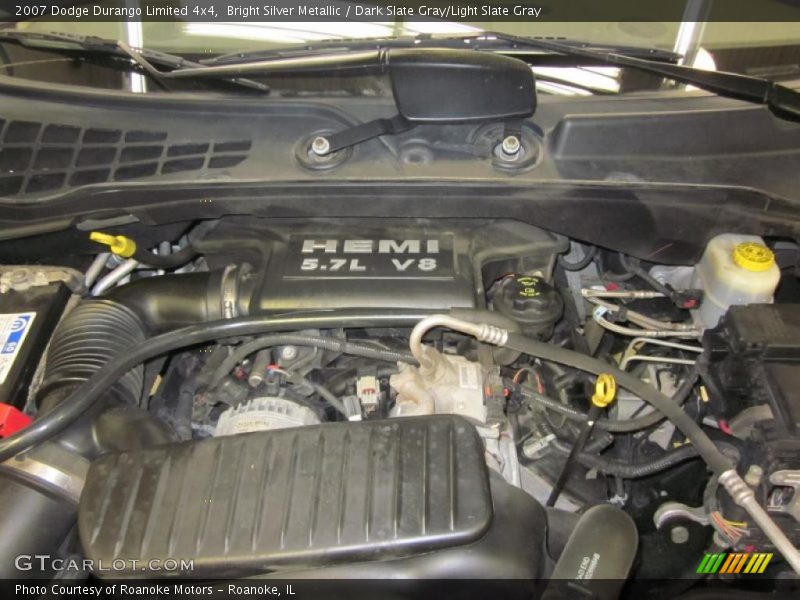  2007 Durango Limited 4x4 Engine - 5.7 Liter HEMI OHV 16-Valve V8
