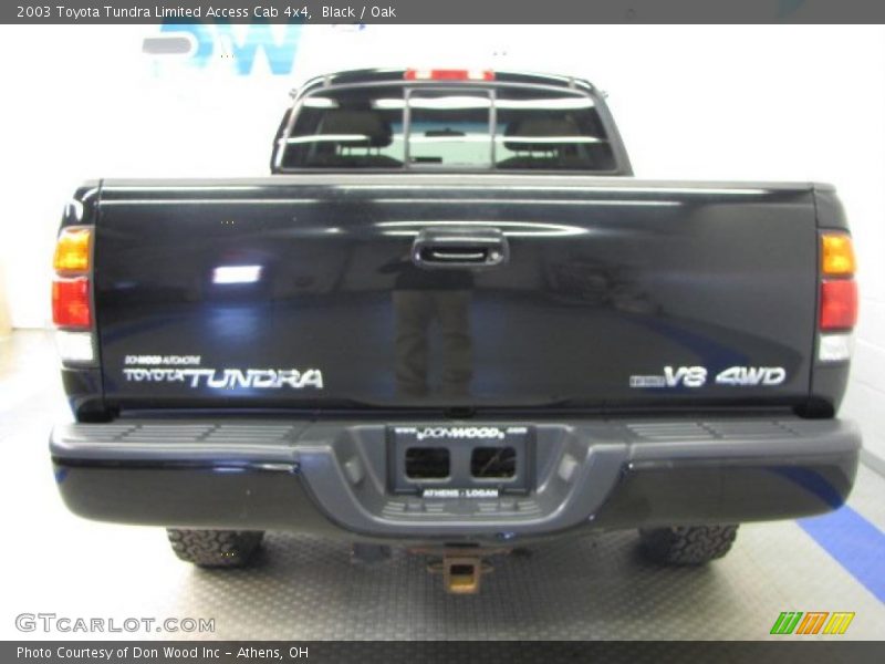 Black / Oak 2003 Toyota Tundra Limited Access Cab 4x4