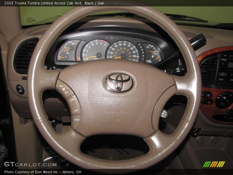 Black / Oak 2003 Toyota Tundra Limited Access Cab 4x4
