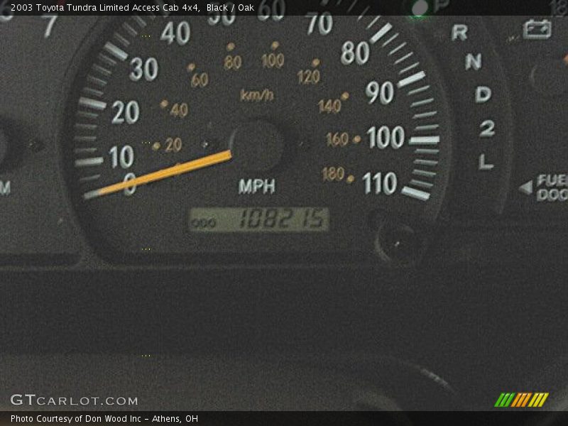 Black / Oak 2003 Toyota Tundra Limited Access Cab 4x4