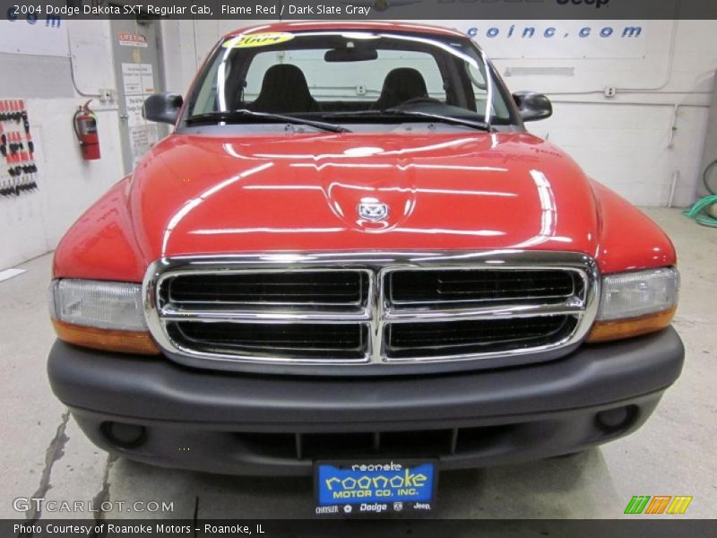 Flame Red / Dark Slate Gray 2004 Dodge Dakota SXT Regular Cab