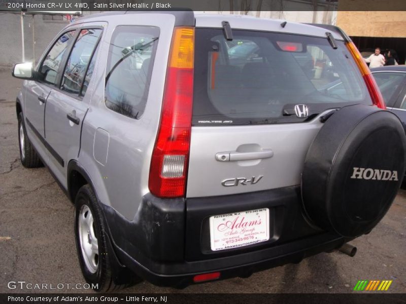 Satin Silver Metallic / Black 2004 Honda CR-V LX 4WD