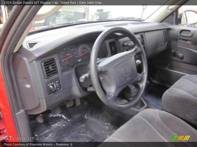 Dark Slate Gray Interior - 2004 Dakota SXT Regular Cab 